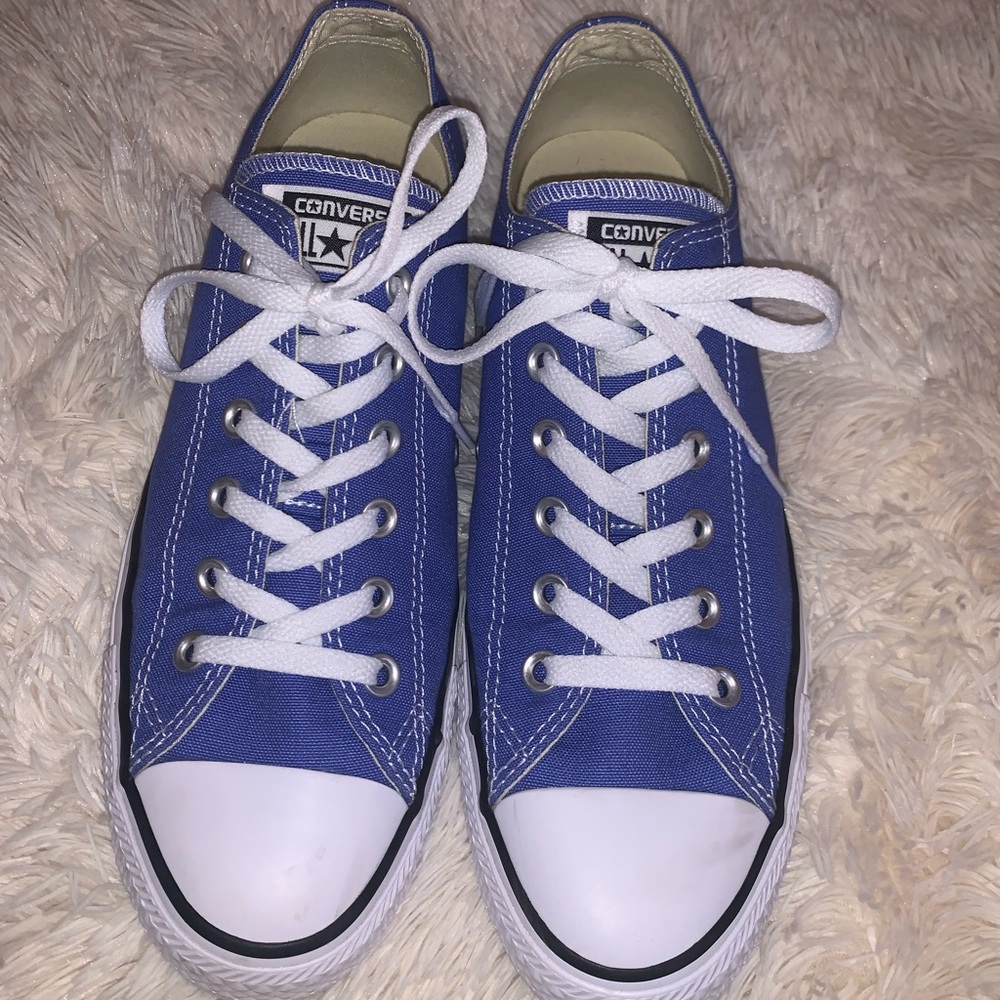 Blue converse $15
